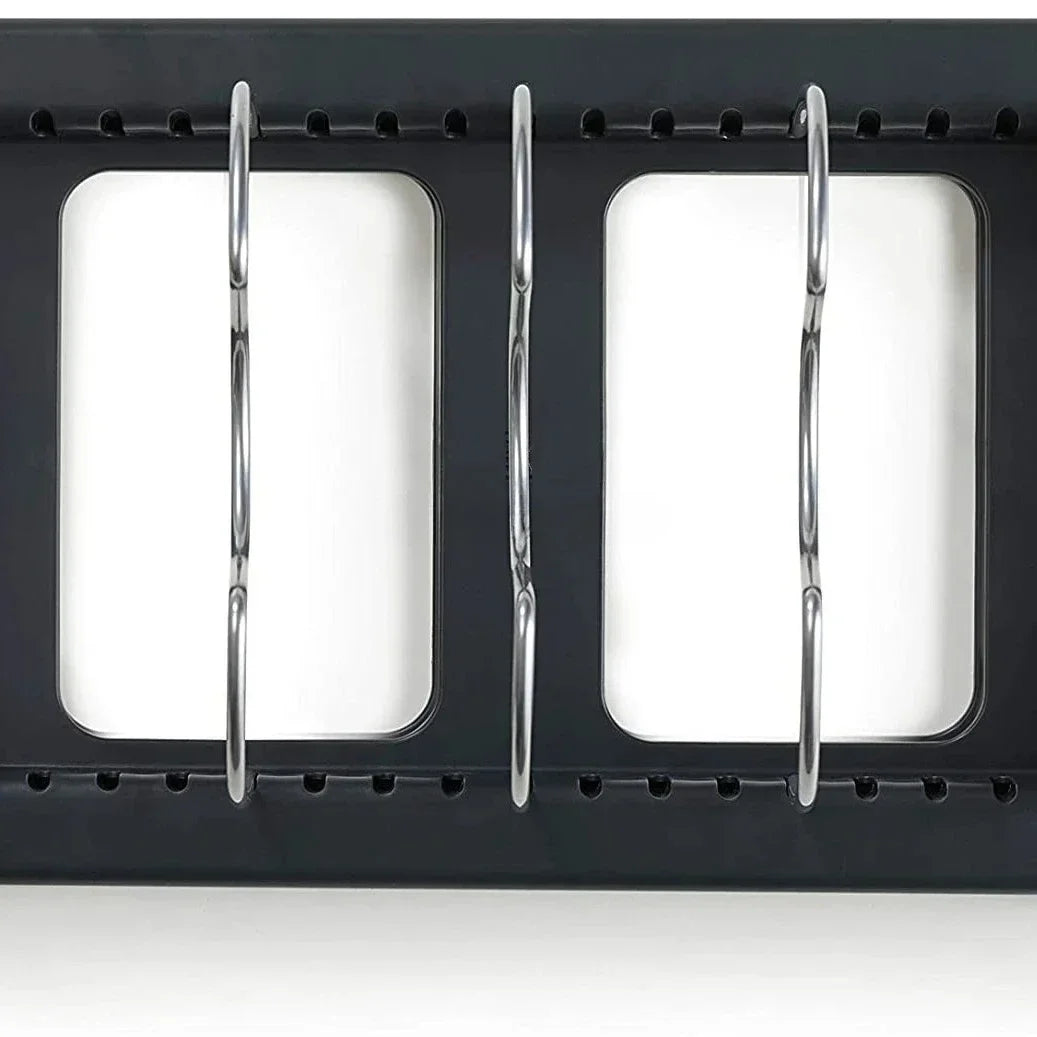 Telescopic Pot Lid & Pan Organizer Rack (7 Dividers)