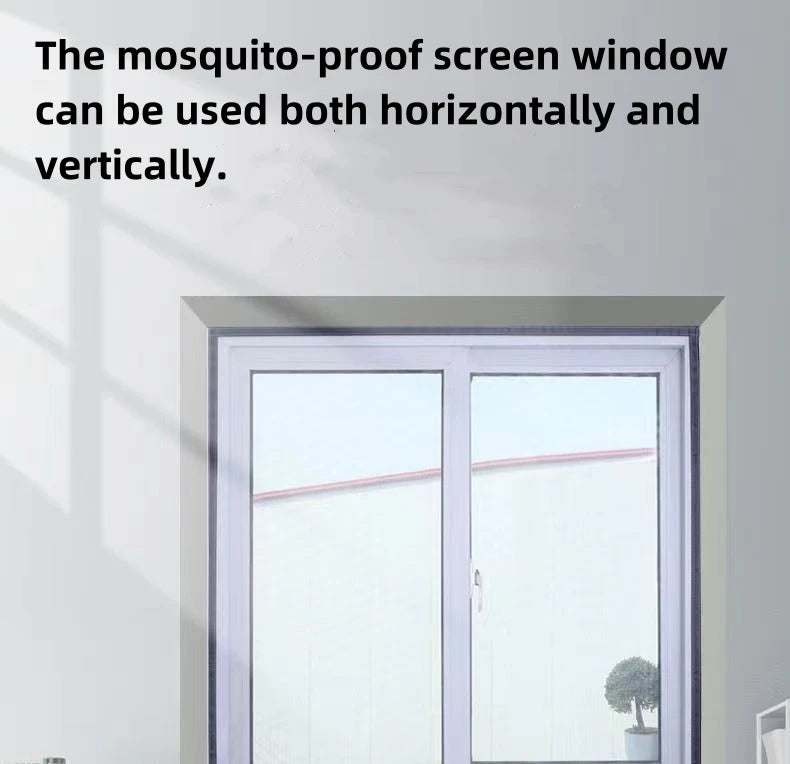 Magnetic Screen Door – Hands-Free Self-Closing Mesh Curtain