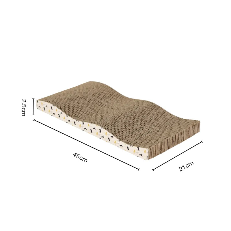 Curved Cardboard Cat Scratcher Lounge