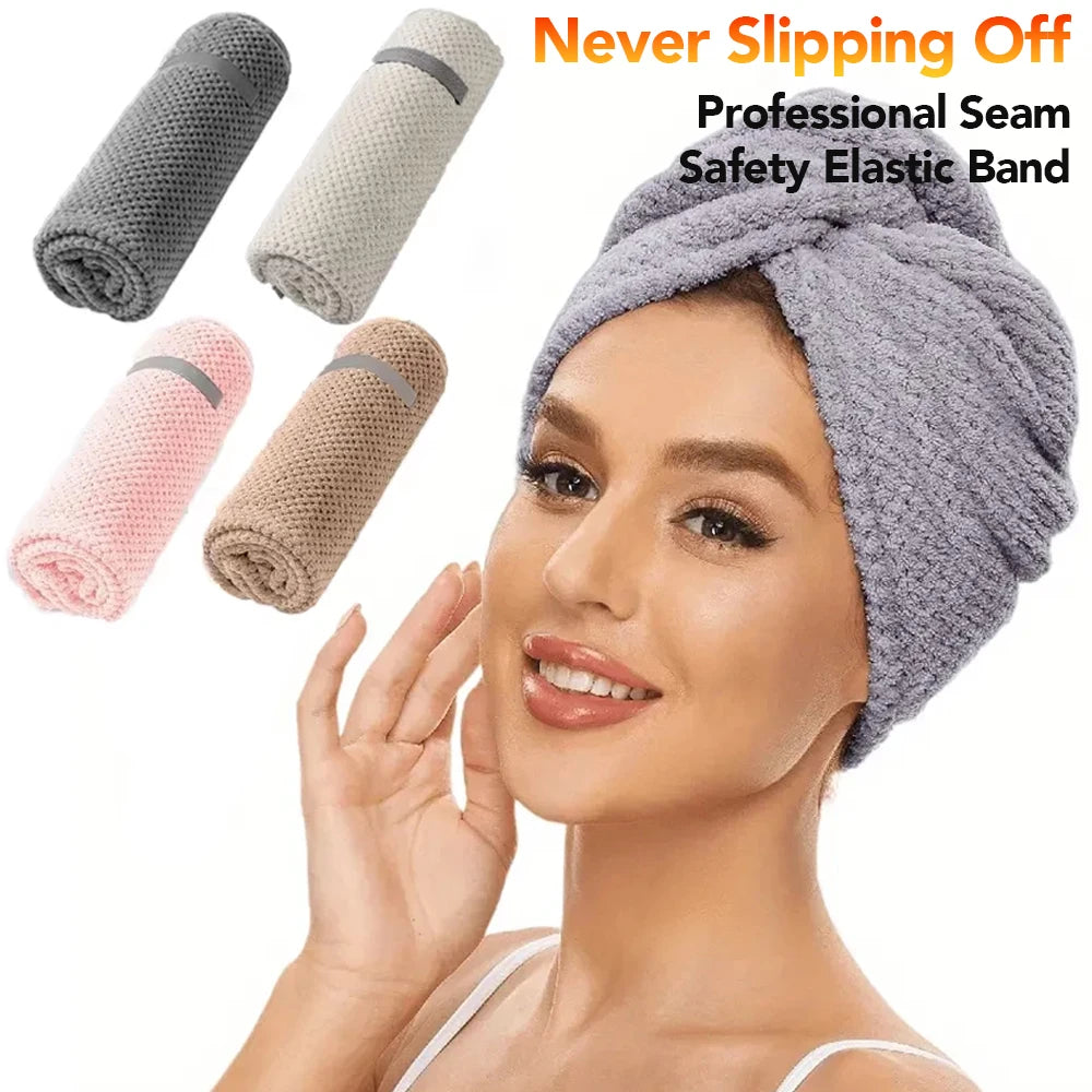 XL Microfiber Hair Towel Wrap