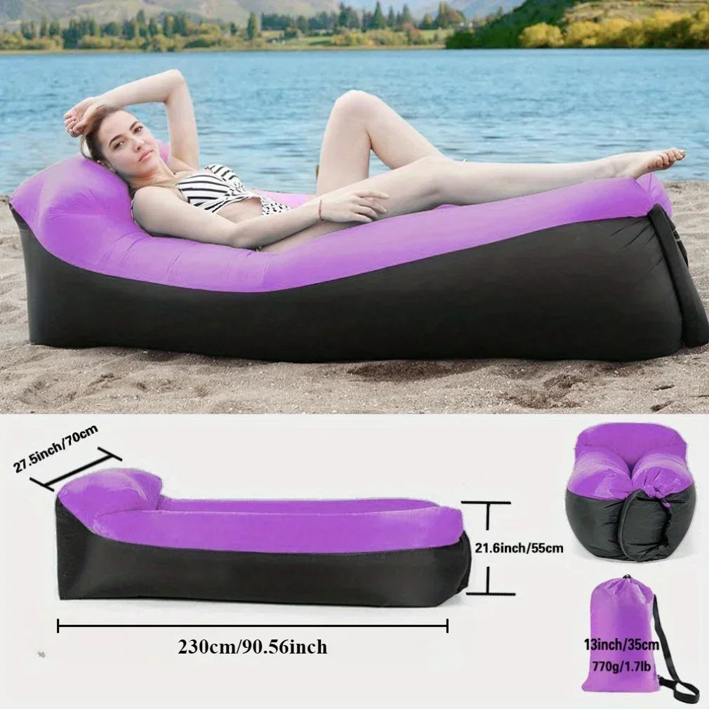 Portable Inflatable Air Lounger Sofa
