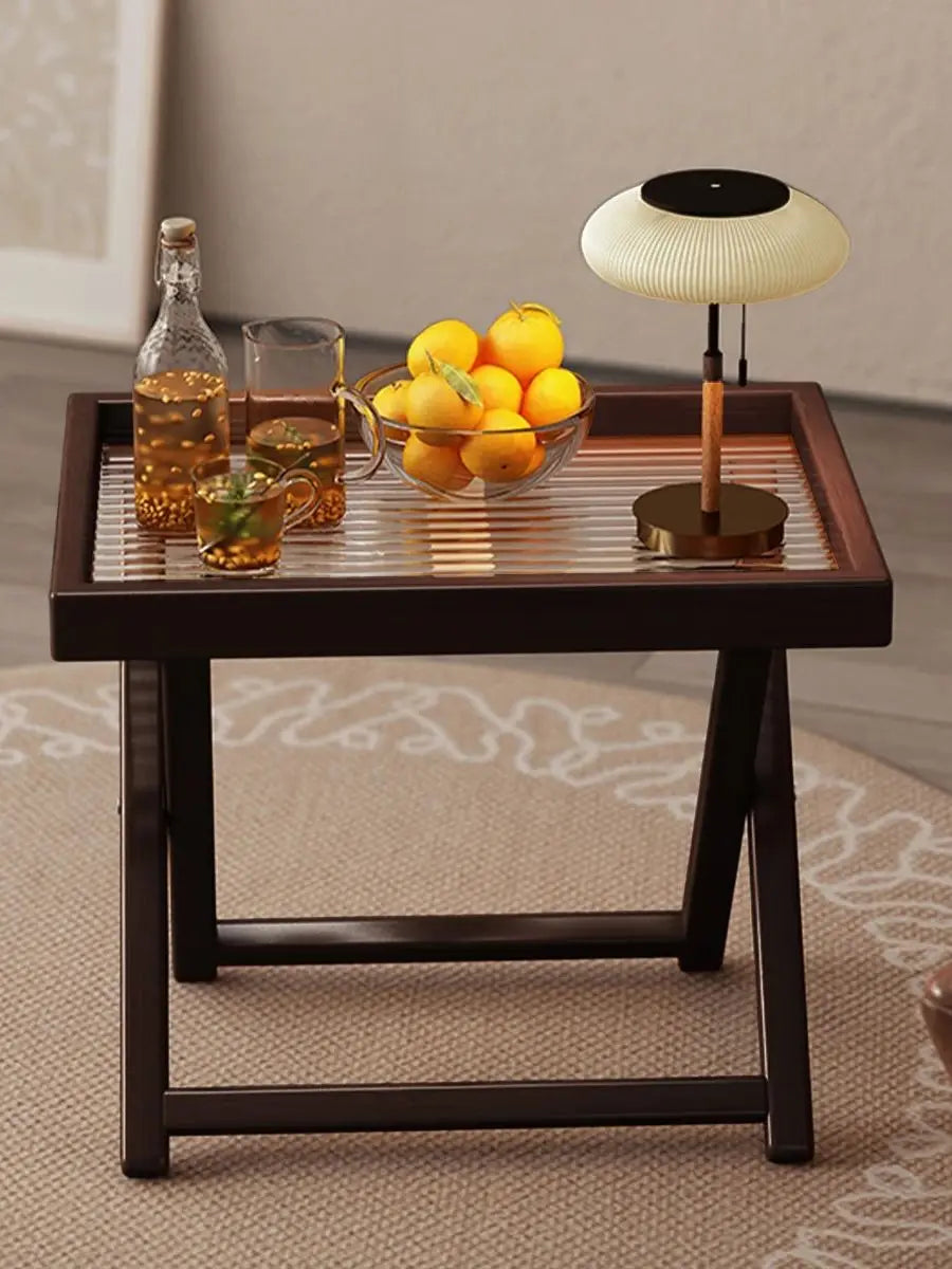 Folding Bamboo Portable Side Table