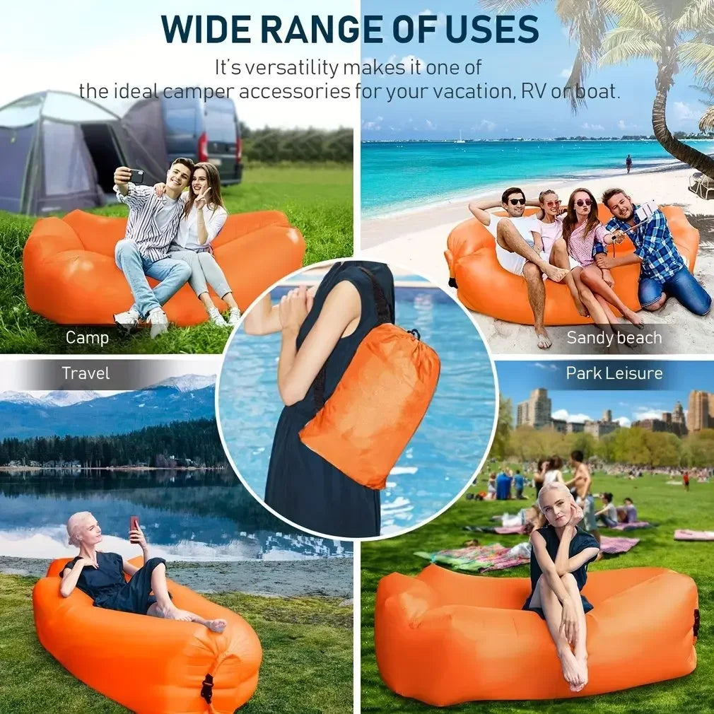 Portable Inflatable Air Lounger Sofa