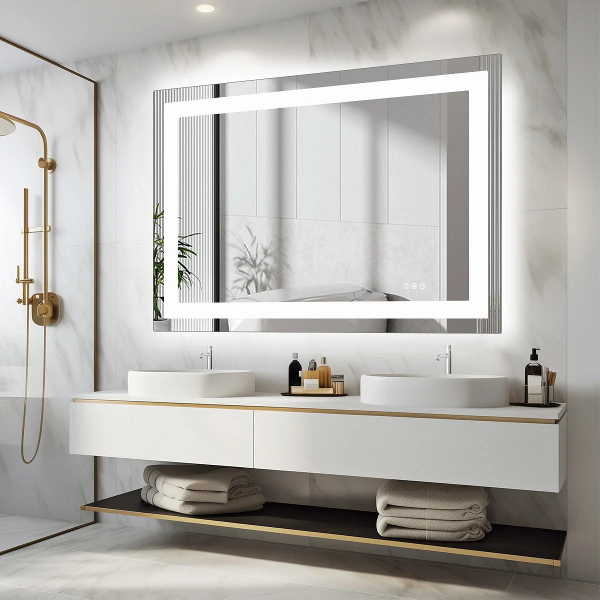 LED Bathroom Mirror – Front & Back Light