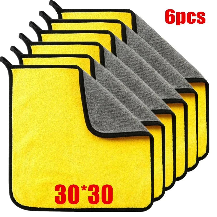Plush Microfiber Car Detailing Towels
