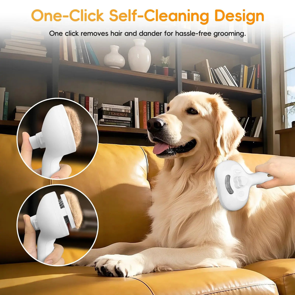 Steam Pet Grooming Brush