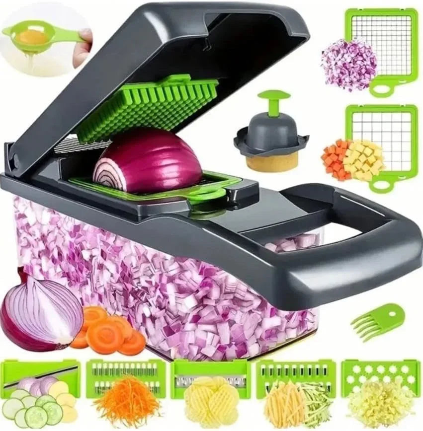 Vegetable chopper, 14-in-1 set