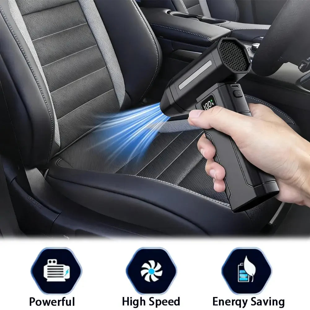 Cordless Turbo Jet Blower - Car Interior Duster & Dryer