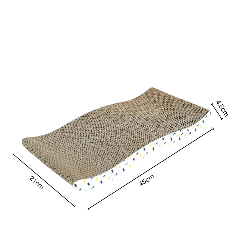 Curved Cardboard Cat Scratcher Lounge