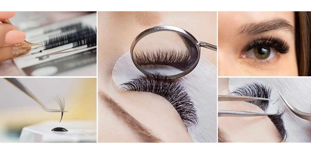 Soft Volume Individual Lash Extensions – 16-Row Mixed-Length Tray