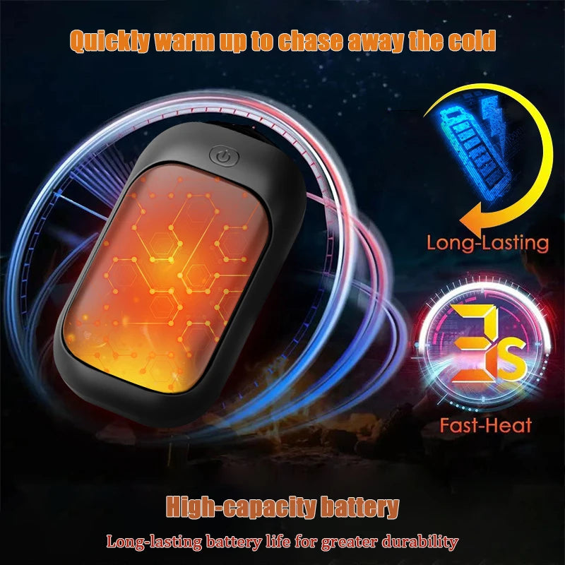 Magnetic Rechargeable Hand Warmers 2-Pack – 3 Heat Levels