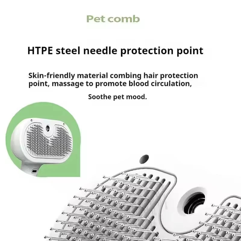 Steam Pet Grooming Brush