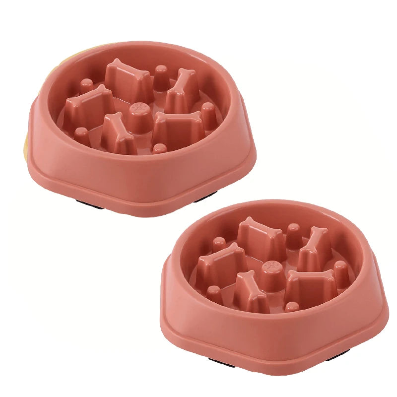 Bone Maze Slow Feeder Bowl for Dogs & Cats