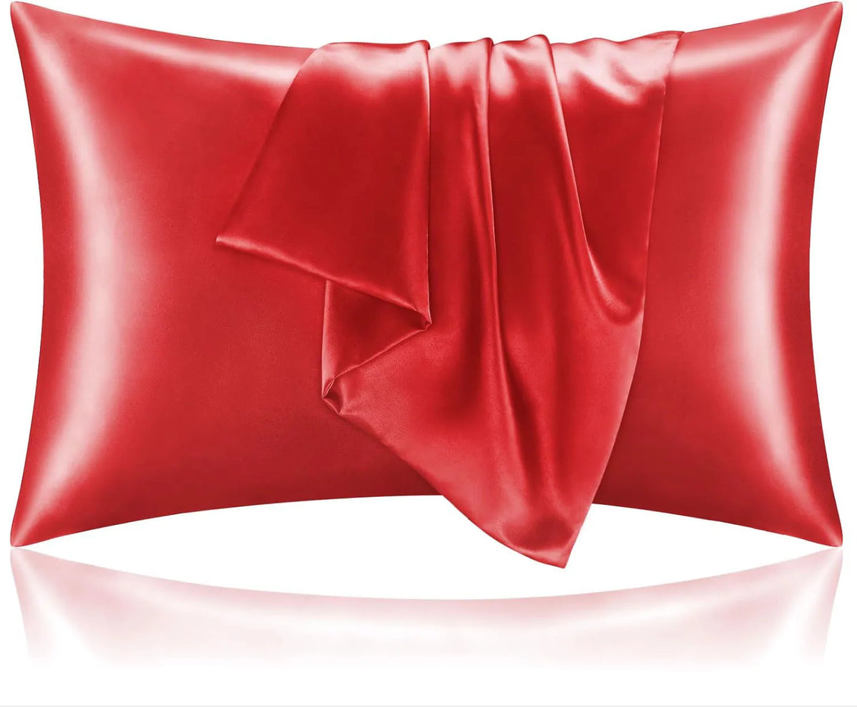Satin Pillowcases for Hair & Skin, Set of 2 (Envelope Closure)
