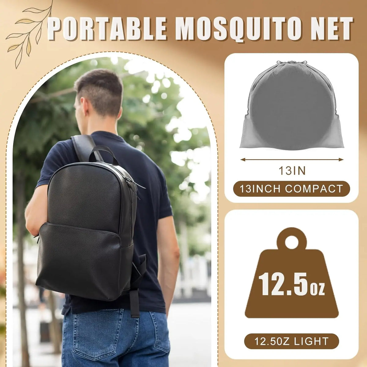 Pop-Up Mosquito Net Tent – Portable Bug Screen Canopy for Patio, Bed & Camping (78" x 31")