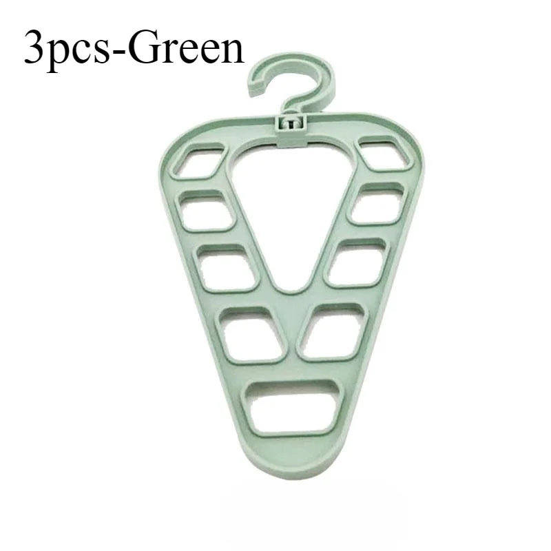 9-Slot Space-Saving Closet Hanger Organizer - Single, 2-Pack or 3-Pack