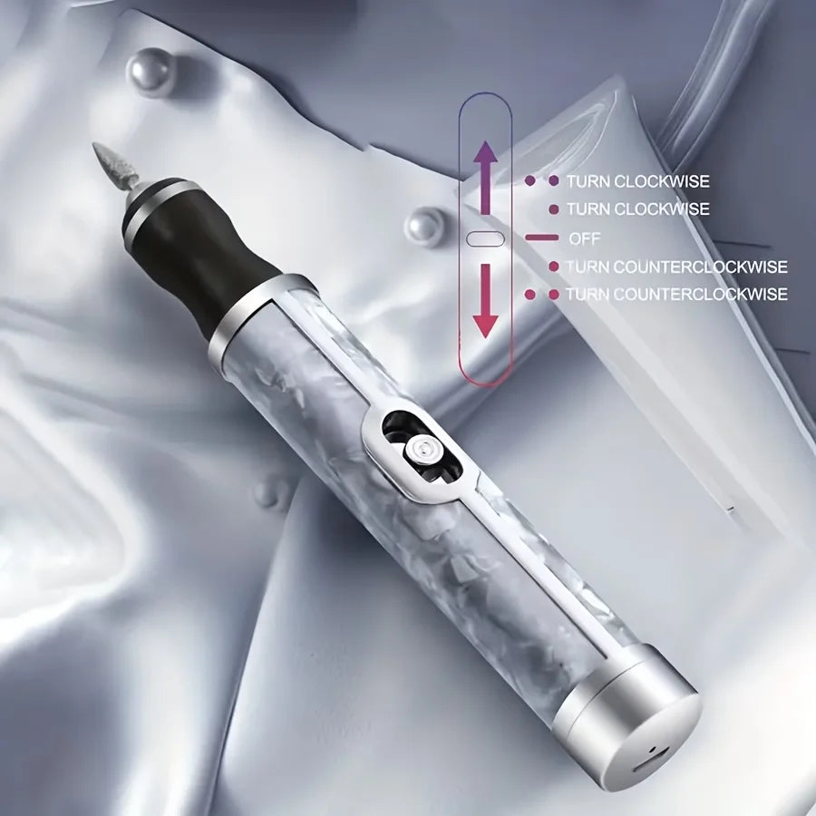 Cordless Rechargeable Electric Nail File Kit (USB-C)