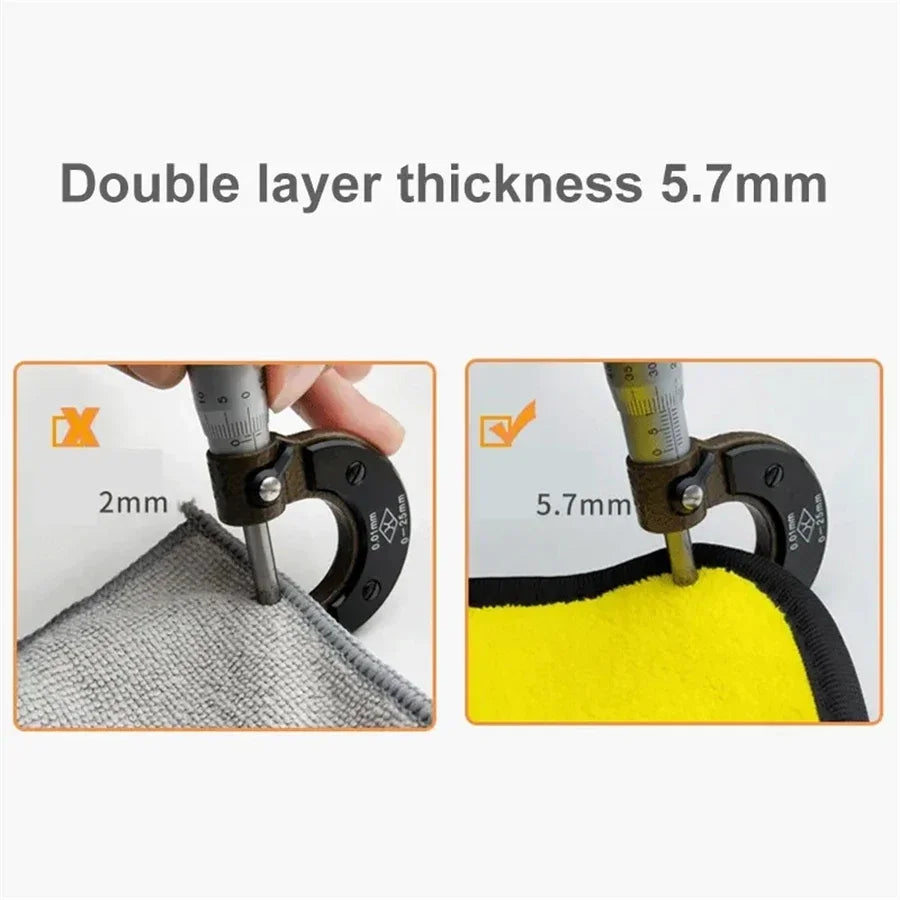 Plush Microfiber Car Detailing Towels