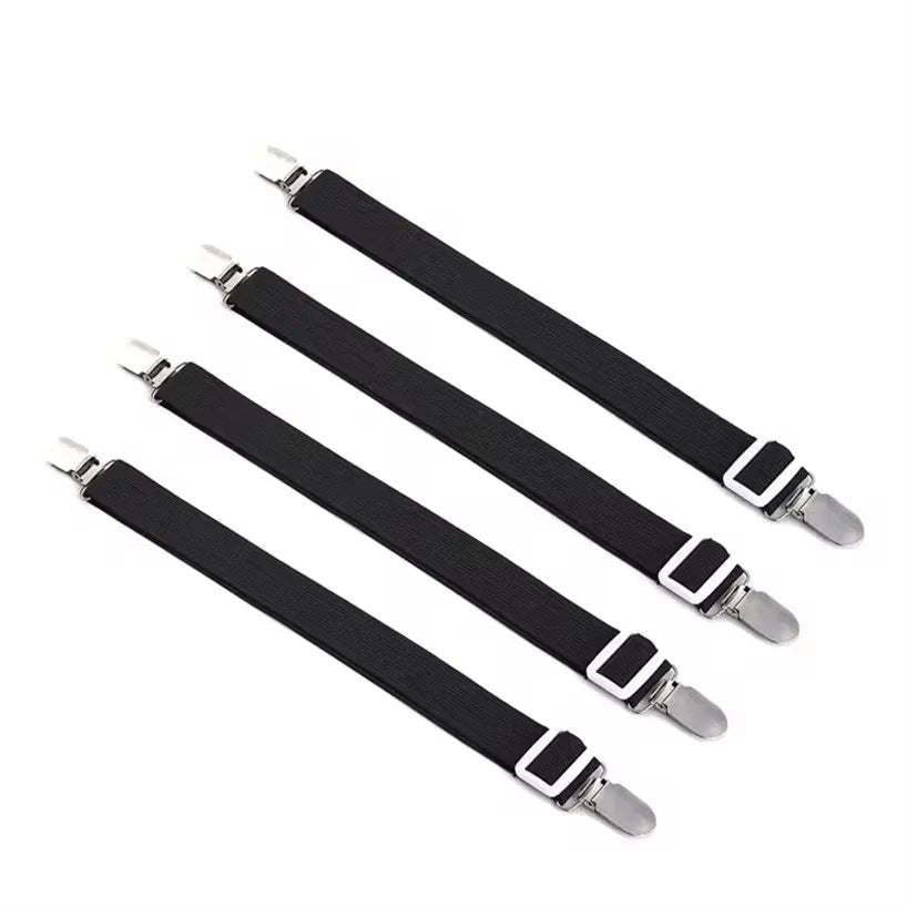Adjustable Bed Sheet Holder Straps - Set of 4 or Crisscross Kit