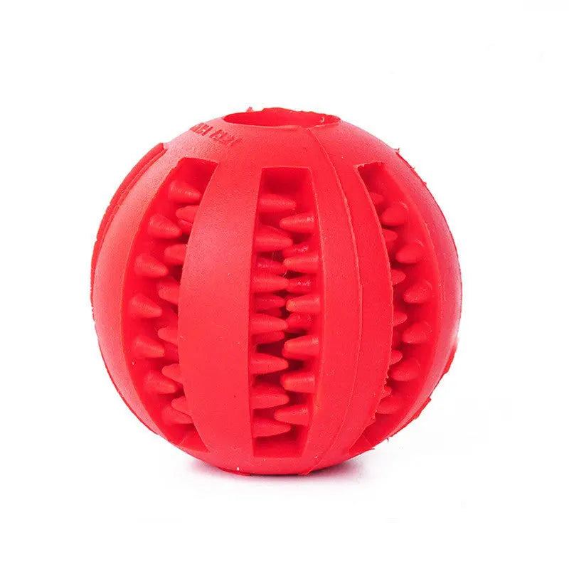 Treat Dispensing Dog Ball – Bite-Resistant Rubber Puzzle Toy