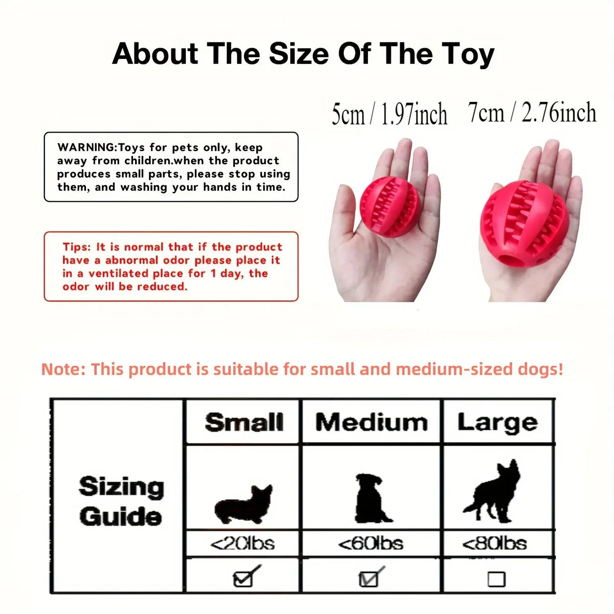 Treat Dispensing Dog Ball – Bite-Resistant Rubber Puzzle Toy