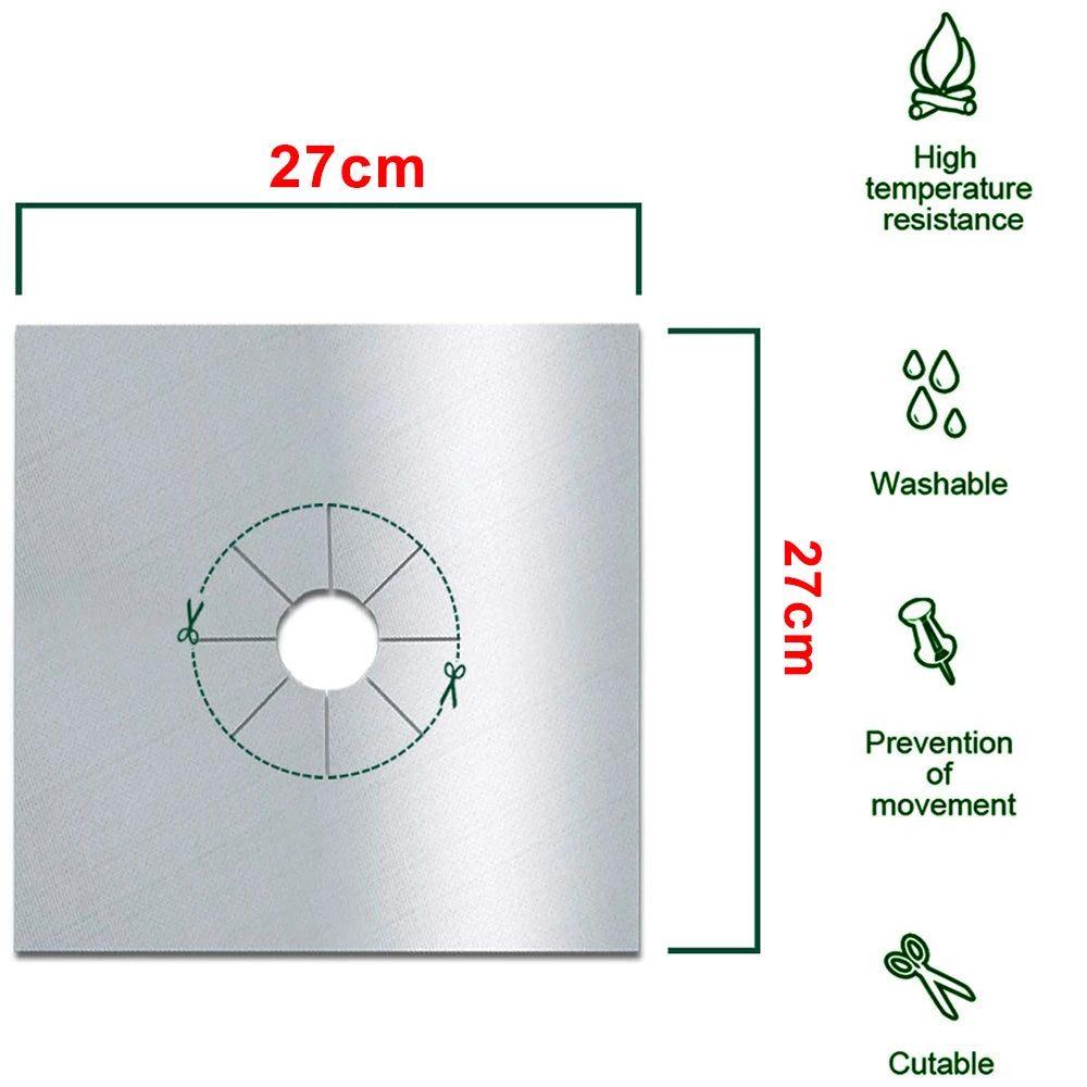 Reusable Gas Stove Protectors – 12-Piece Nonstick Burner Covers