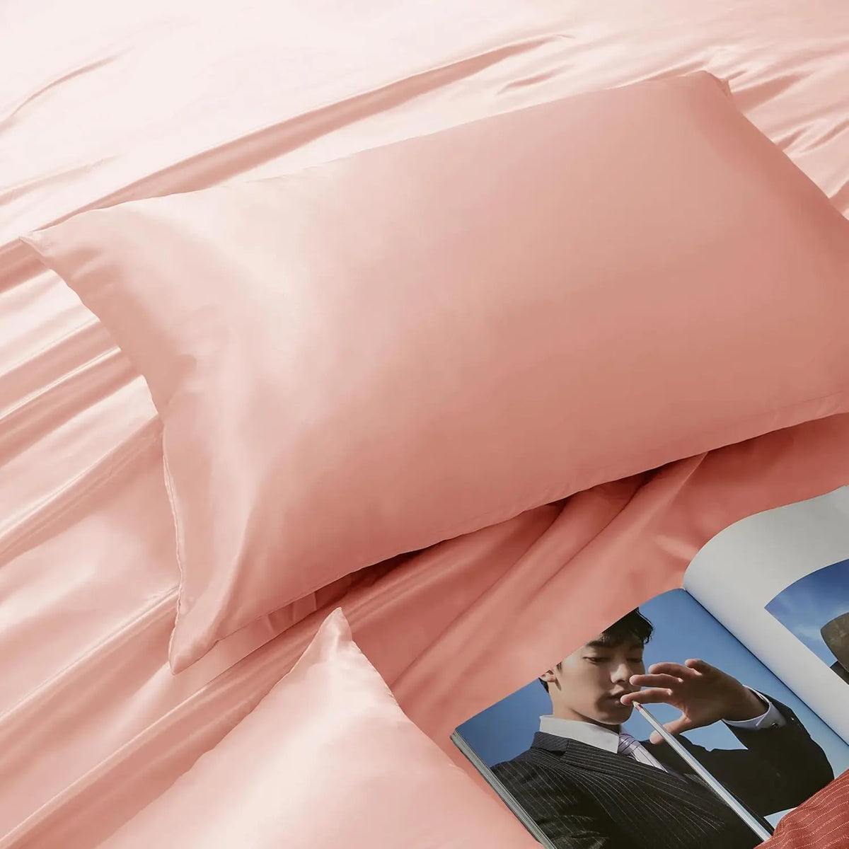 Satin Pillowcases for Hair & Skin, Set of 2 (Envelope Closure)