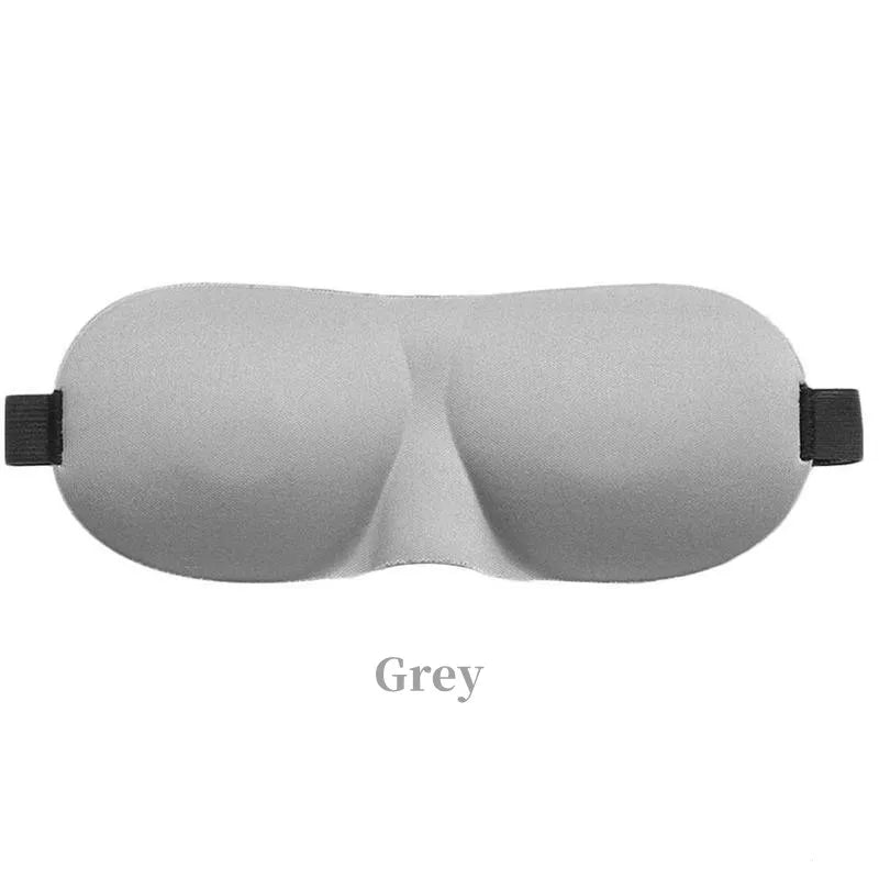 3D Contoured Sleep Mask - Zero Eye Pressure, Light Blocking