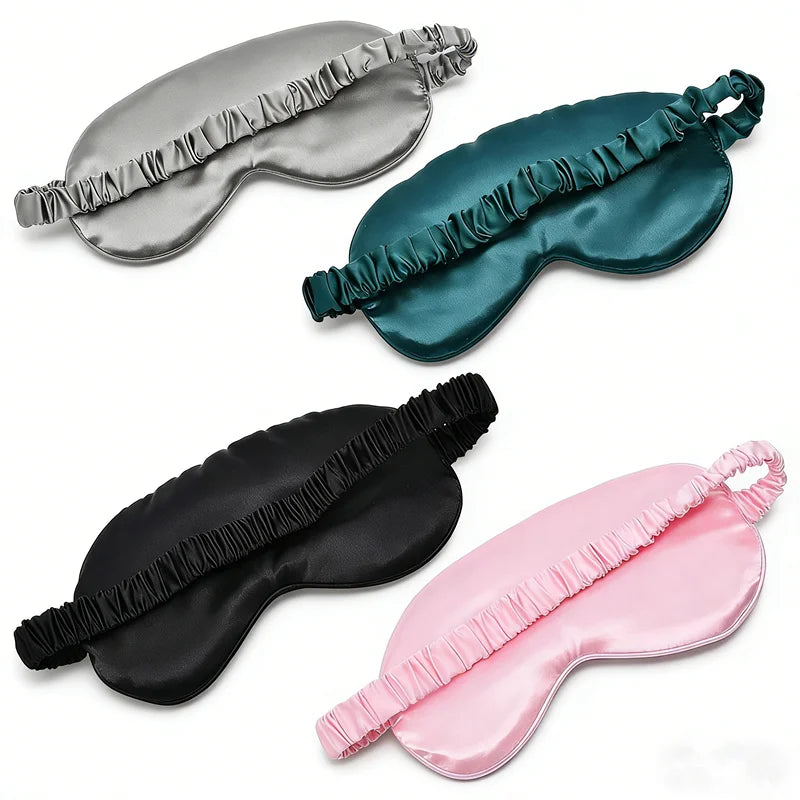 Soft Satin Sleep Mask with Elastic Strap
