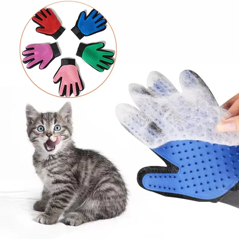 Pet Grooming Glove for Dogs & Cats
