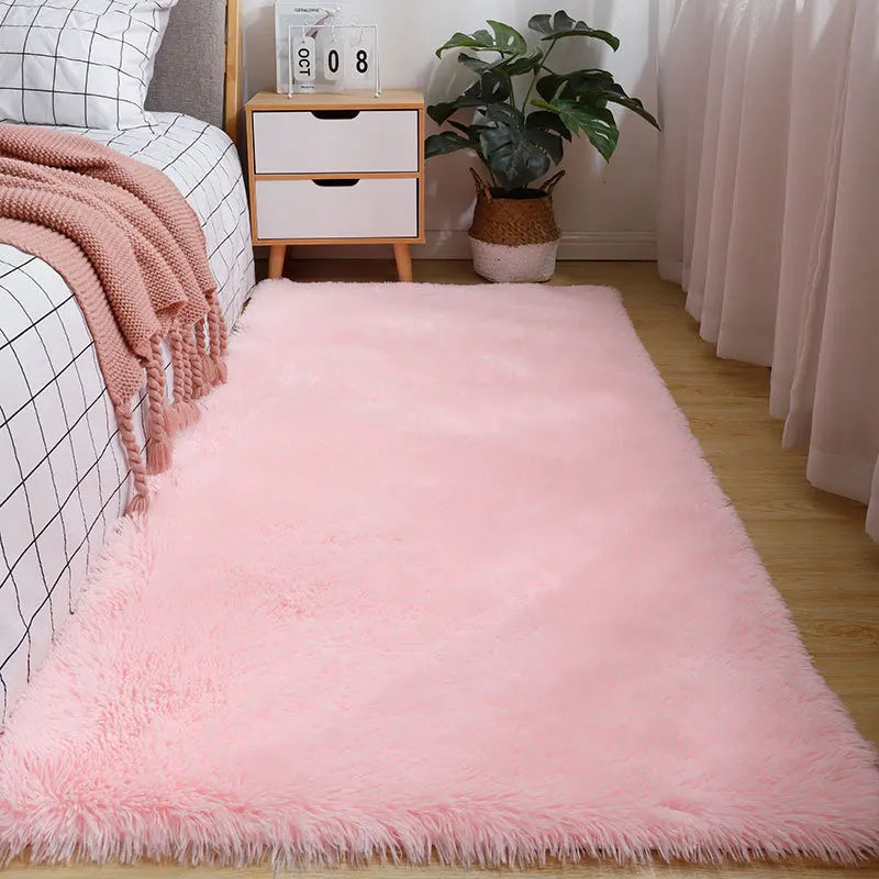 Nordic Soft Plush Area Rug – Modern Home Carpet