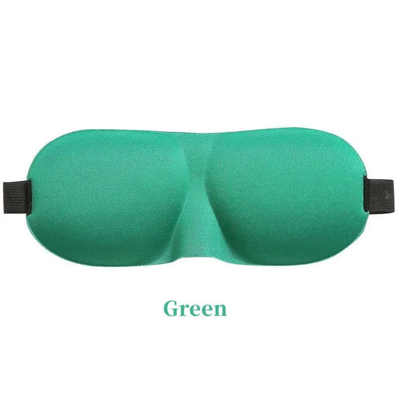 3D Contoured Sleep Mask - Zero Eye Pressure, Light Blocking