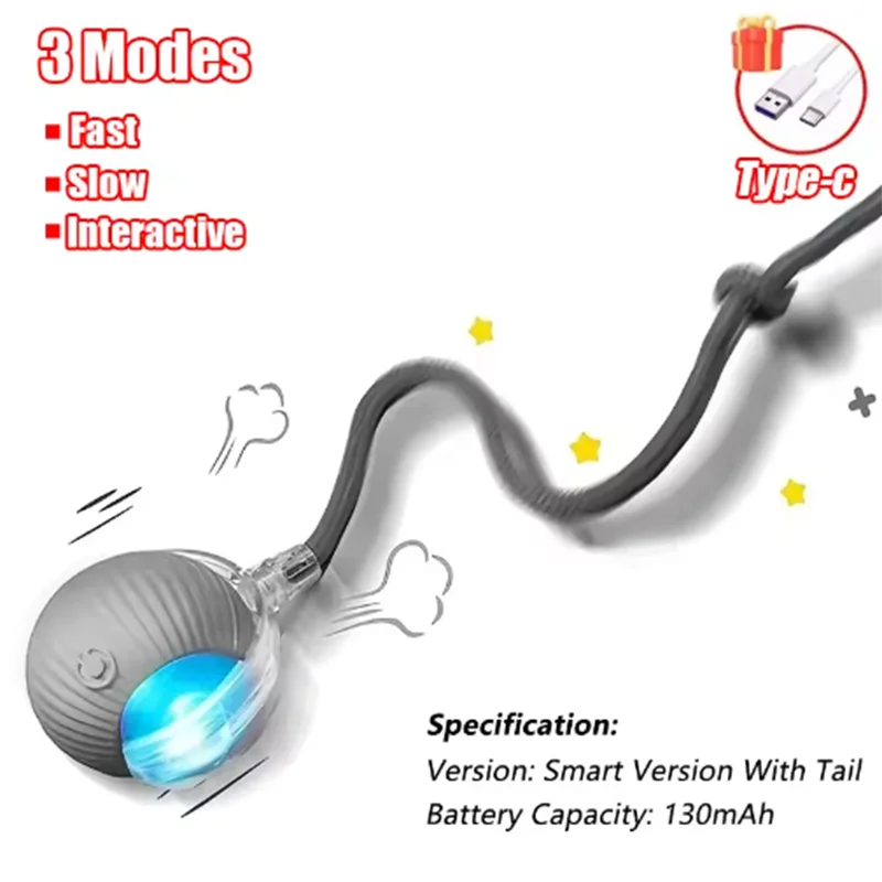 Smart Interactive Cat Toy Ball
