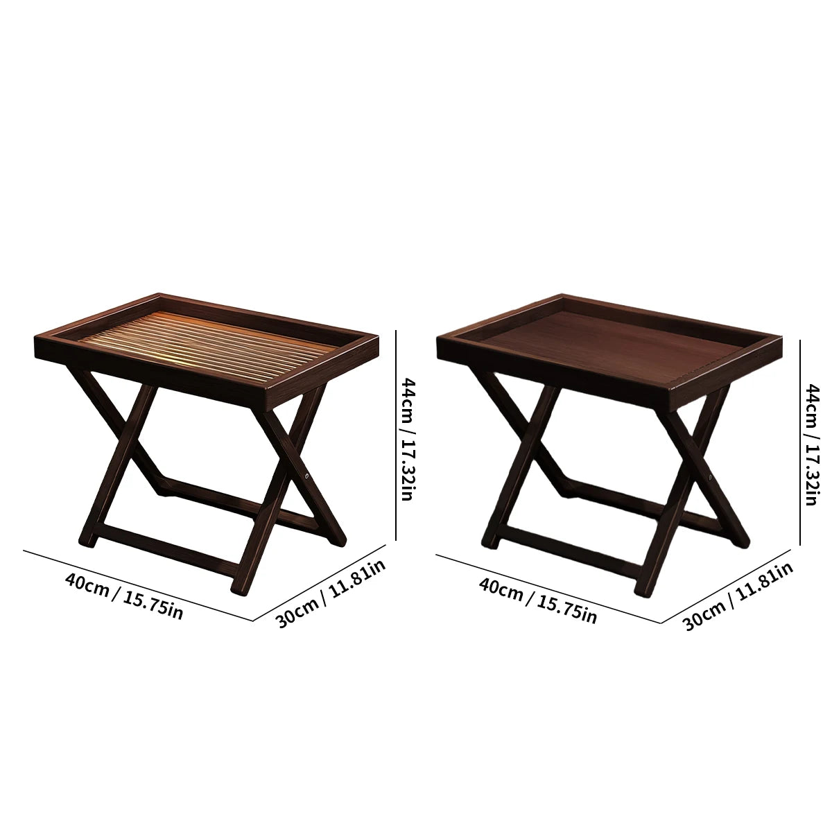 Folding Bamboo Portable Side Table