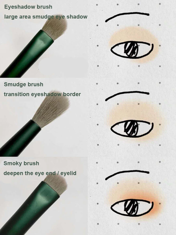13-Piece Soft Makeup Brush Set with Velvet Pouch