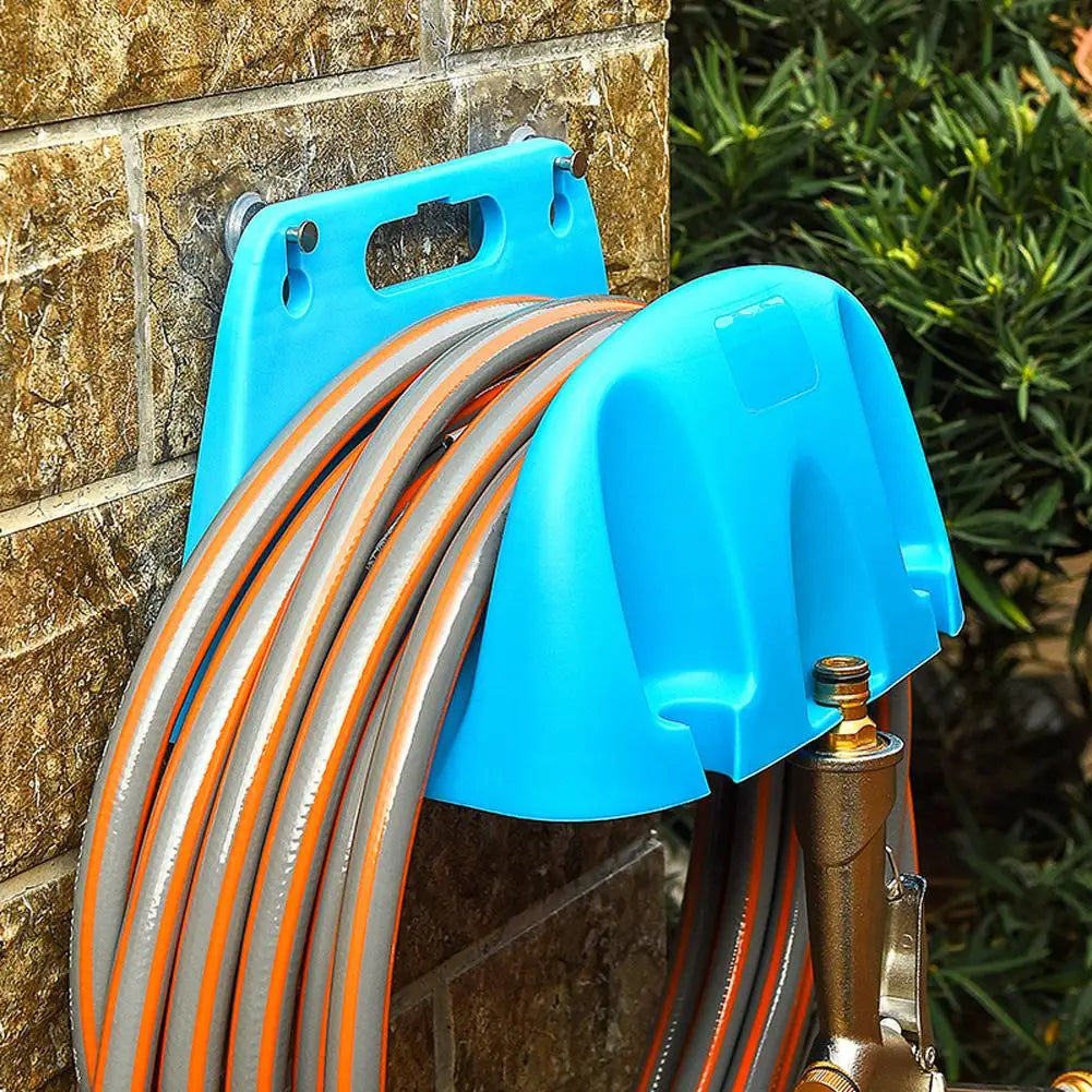 Wall-Mounted Garden Hose Holder - Orange