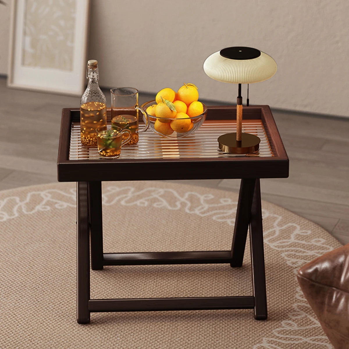 Folding Bamboo Portable Side Table