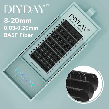 Soft Volume Individual Lash Extensions – 16-Row Mixed-Length Tray