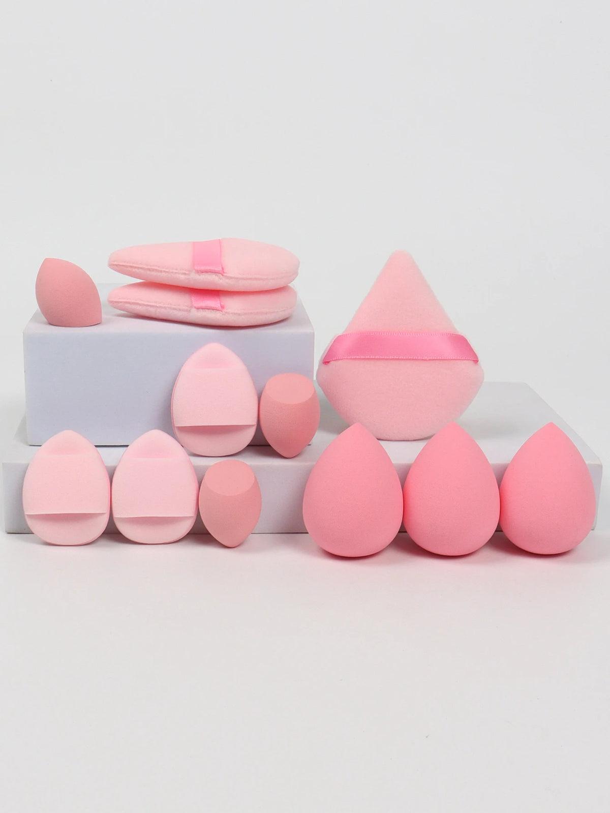 12-Piece Makeup Sponge & Powder Puff Set