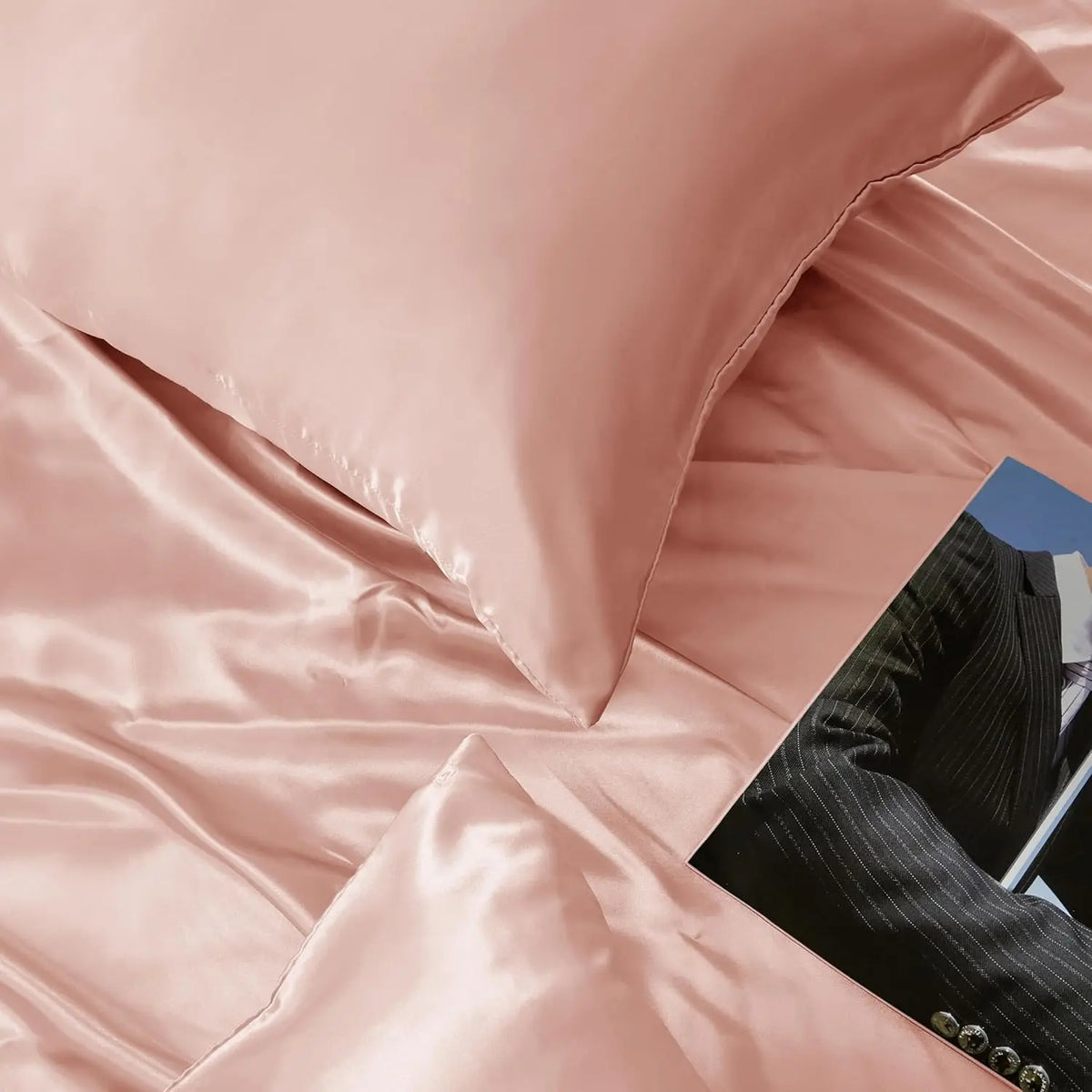 Satin Pillowcases for Hair & Skin, Set of 2 (Envelope Closure)