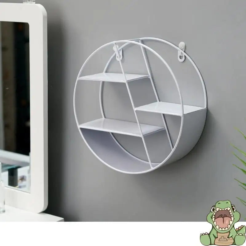 Wrought Iron Wall Décor – Geometric Hanging Accent