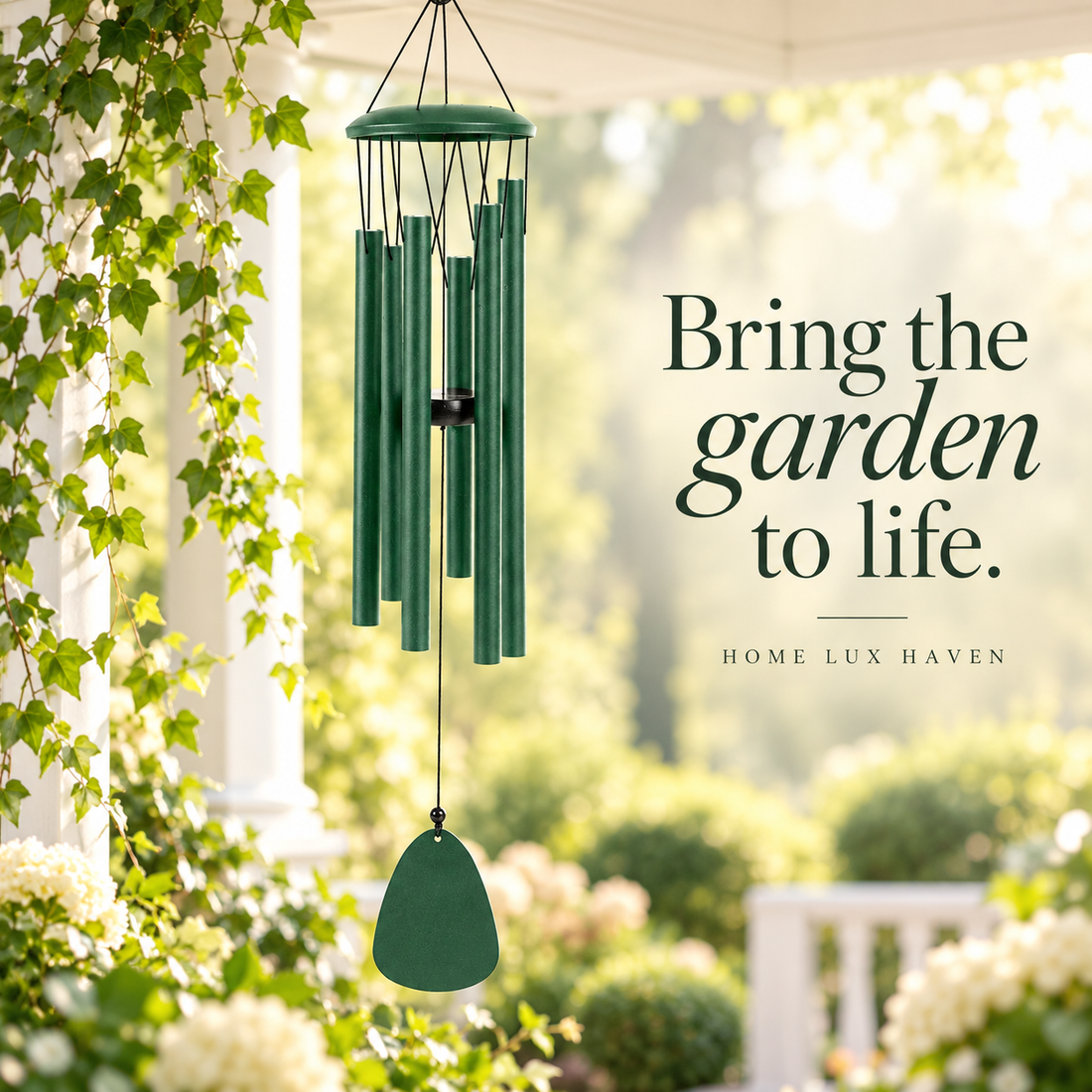 Serenity Deep-Tone Outdoor Wind Chime ? 26 Inch - advertising image 01
