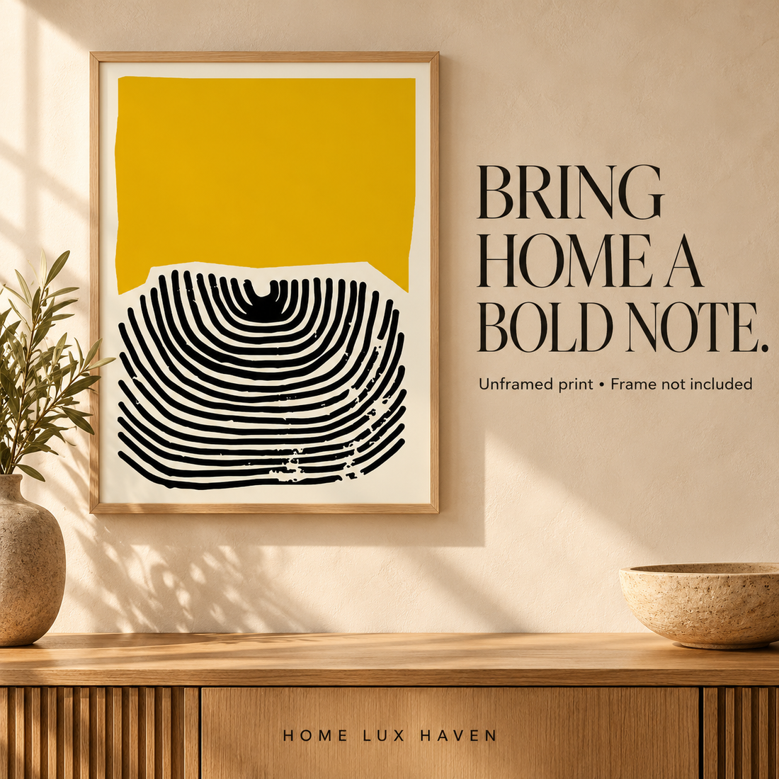 Modern Abstract Geometric Canvas Wall Art - advertising image 01