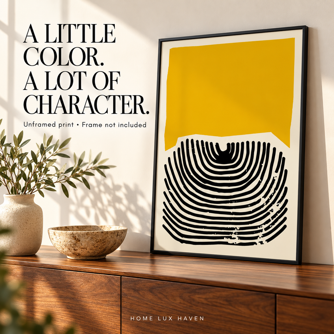 Modern Abstract Geometric Canvas Wall Art - advertising image 01