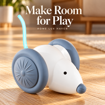 Interactive Automatic Cat Toy – Rechargeable Mouse Car with Smart Obstacle Avoidance - advertising image 01