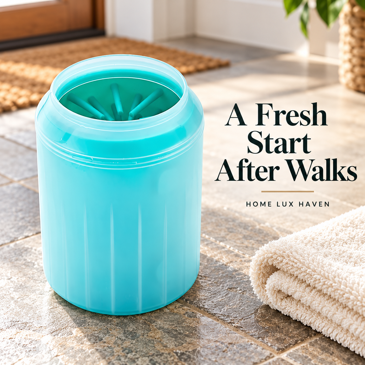 Portable Dog Paw Cleaner Cup - advertising image 01