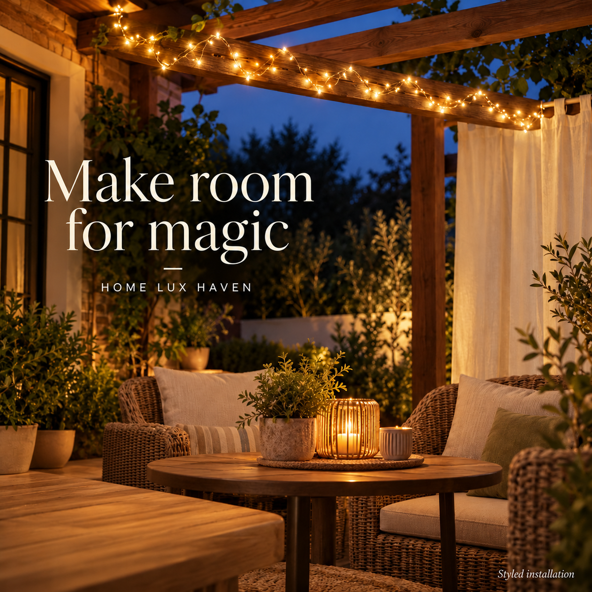Solar Fairy String Lights ? 8 Modes Waterproof Copper Wire Lights for Patio, Garden & Trees - advertising image 02