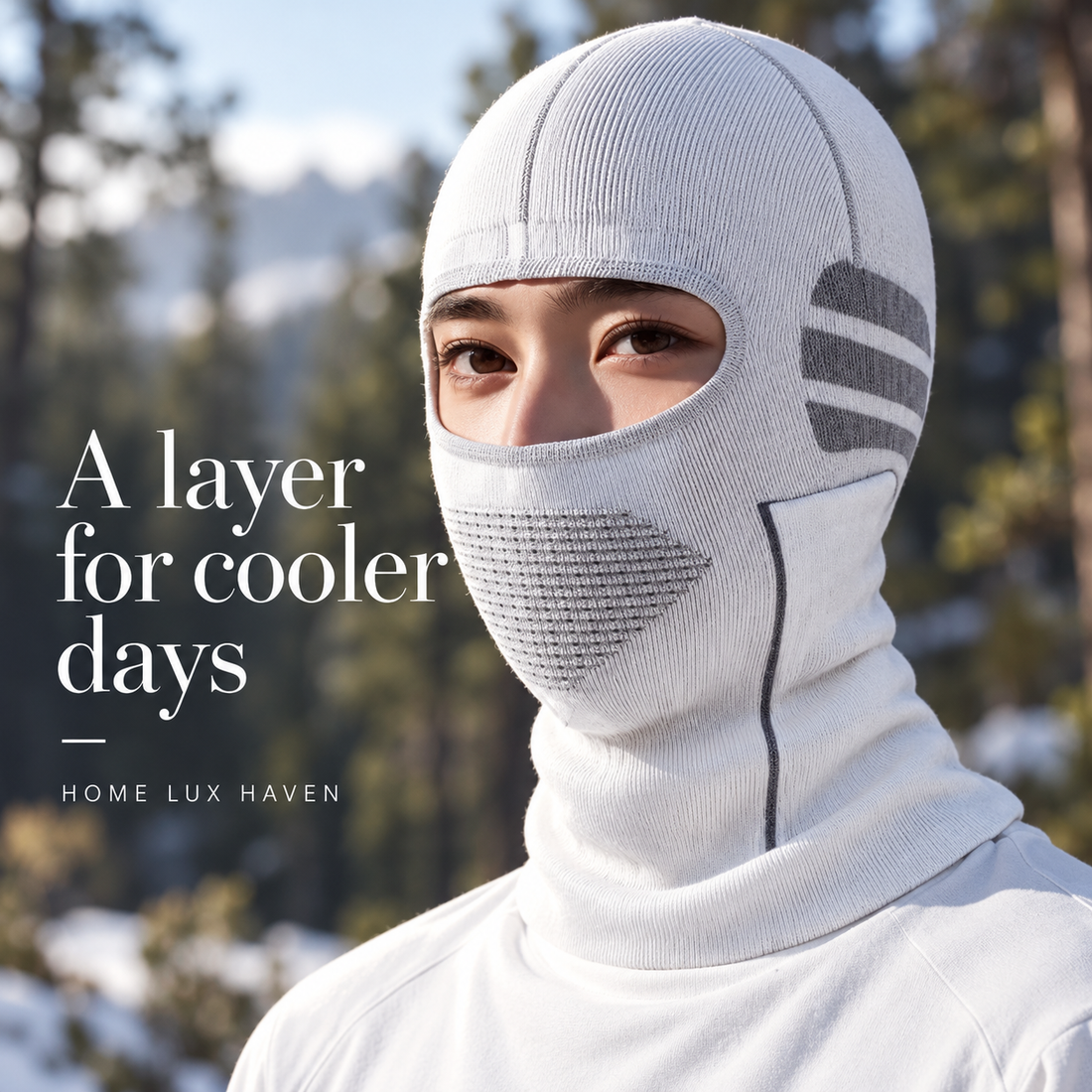Thermal Balaclava ? Winter Face, Head & Neck Warmer - advertising image 01