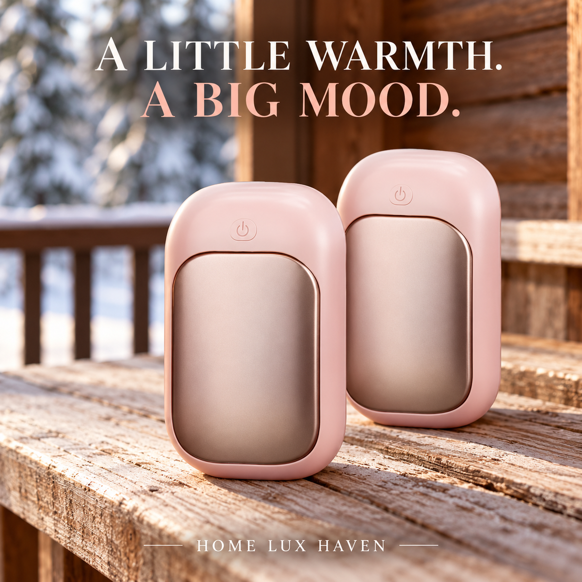 Magnetic Rechargeable Hand Warmers 2-Pack ? 3 Heat Levels - advertising image 01