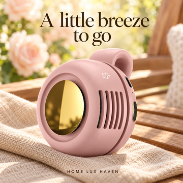 Clip-On Bladeless Waist Fan – Wearable 360° Mini Fan, 3 Speeds, Rechargeable - advertising image 01